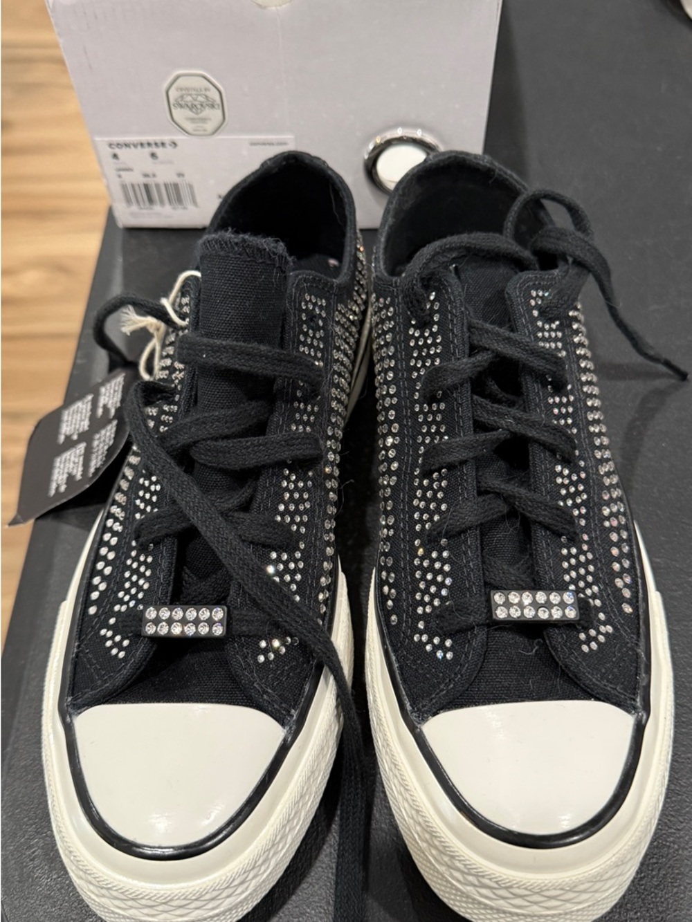Converse Chuck 70 OX Black with Vintage White and Egret Accents